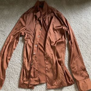 Copper silly button up